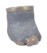 LATE VICTORIAN 19TH CENTURY ELEPHANT FOOT STICK STAND