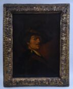 17TH CENTURY OIL ON BOARD PORTRAIT PAINTING