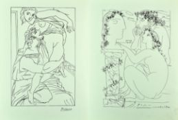 PABLO PICASSO - TWO SERIGRAPH PRINT POSTERS