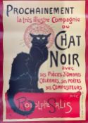 THEOPHILE- ALEXANDRE STEINLEN (1859-1923) - LE CHAT NOIR PRINT