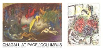 MARC CHAGALL - TWO LIMITED EDITION EXHIBITION POSTERS