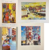 FOUR VINTAGE ART POSTERS - APPEL, TUFF, RICHTER & BANNISTER