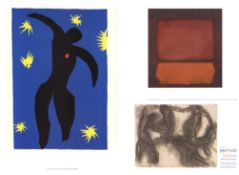 MATISSE & ROTHKO - THREE ICONIC OFFSET LITHOGRAPH POSTERS