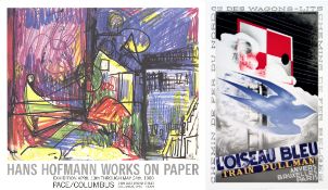 A. M. CASSANDRE & HANS HOFFMAN - 2 OFFSET LITHOGRAPH POSTERS