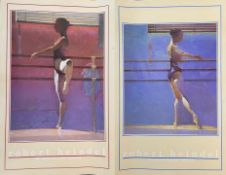 ROBERT HEINDEL - TWO VINTAGE ROYAL BALLET STUDENT POSTERS