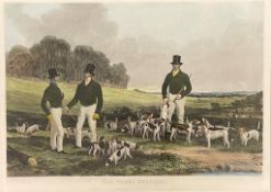 HARRY HALL - THE MERRY BEAGLERS ENGRAVING 1897