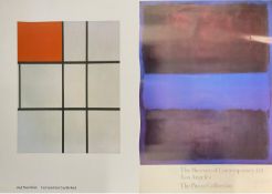 2 GALLERY/MUSEUM PRINTS - PIET MONDRIAN & MARK ROTHKO