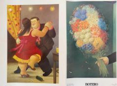 FERNANDO BOTERO - DANCERS & FIORI - VINTAGE LITHOGRAPH POSTERS