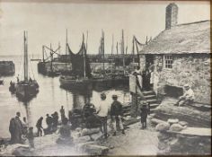 THE HARBOUR, MOUSEHOLE, CORNWALL POSTER