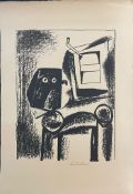 PABLO PICASSO - OWL IN CRAYON -1947