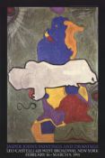 JASPER JOHNS - PAINTINGS AND DRAWINGS - EXHIBITION POSTER