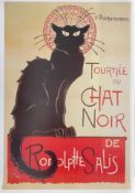 RODOLPHE SALIS - LE CHAT NOIR - SCREENPRINT POSTER