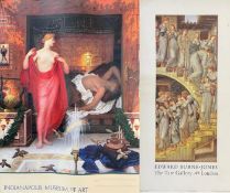 EDWARD BURNE-JONES & W.BLAKE RICHMOND - TWO POSTERS