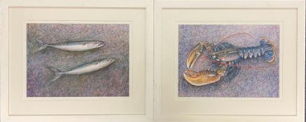 ROBERT KING - LOBSTER AND MACKEREL PRINTS