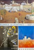 VASILY KANDINSKY & KAZIMIR MALEVICH - 3 MUSEUM POSTERS