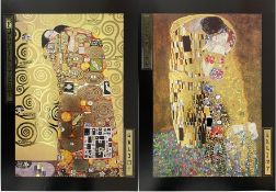 GUSTAV KLIMT - FULFILMENT AND THE KISS POSTERS