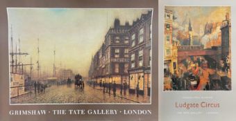 TWO EXHIBTION POSTERS - A.GRIMSHAW & JACQUES EMILE-BLANCHE