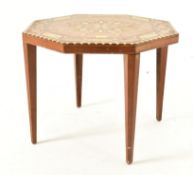 VINTAGE 20TH CENTURY MOORISH INLAID LOW TABLE