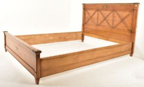 ROCHE BOBOIS - CHERRY VENEER ON SLAT BED FRAME