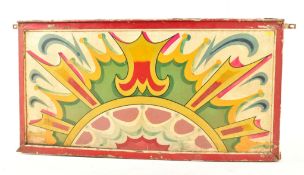 FRED FOWLE - VINTAGE HAND PAINTED FAIRGROUND PANEL
