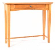 ROCHE BOBOIS - FRUITWOOD CONSOLE HALL WAXED TABLE