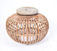 FRANCO ALBINI - 20TH CENTURY BAMBOO LOBSTER POT STOOL