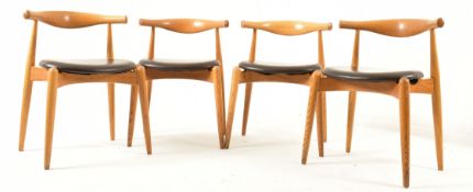 HANS WEGNER FOR CARL HANSEN & SON - SET OF FOUR CHAIRS