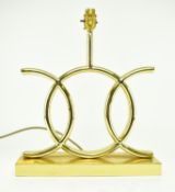 MANNER OF JACQUES ADNET BRASS TABLE LAMP LIGHT