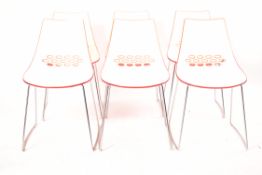 CALLIGARIS CONNUBIA - SET OF SIX ITALIAN DINING CHAIRS