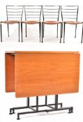 ROBERT HILL - LADDERAX - DINING TABLE AND FOUR CHAIRS