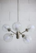 20TH CENTURY 1970S DESIGNER HANGING CEILING LIGHT