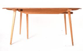 ERCOL - GRAND PLANK - MID CENTURY BEECH AND ELM TABLE