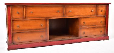 ROCHE BOBOIS - HAUTEVILLE - CHERRY WOOD VENEER CREDENZA