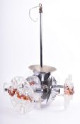 TONI ZUCCHERI FOR VEART -ITALIAN DEISGNER HANGING CEILING LIGHT