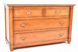 ROCHE BOBOIS - SORGUES - FRUITWOOD TWO OVER TWO COMMODE