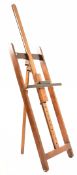 LARGE VINTAGE 20TH CENTURY WOODEN ARTIST'S EASEL
