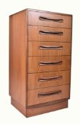 G-PLAN - FRESCO RANGE - MID CENTURY PEDESTAL CHEST OF DRAWERS