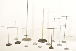 COLLECTION OF 14 EARLY 20TH CENTURY JEWELLERY DISPLAY STANDS