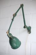 DUGDILLS - 1940S INDUSTRIAL ARTICULATED WORKERS LAMP