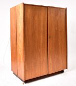 20TH CENTURY 1970S TEAK WOOD CUBE OFFICE DESK