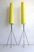 PAIR OF MID CENTURY ATOMIC FLOOR STANDING LAMPS