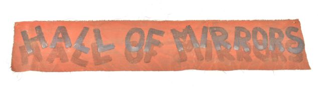 HALL OF MIRROR - FAIRGROUND SIGN PAINTED ON CANVAS