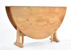 ERCOL - MODEL 610 - RETRO BEECH & ELM DROP LEAF TABLE