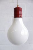 20TH CENTURY 1970S LIGHT BULB PENDANT LIGHT