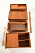 PETER SORENSEN - PS - DANISH TEAK MODULAR WALL SYSTEM