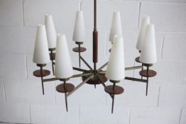 MAISON LUNEL - MID CENTURY FRENCH DESIGNER CEILING LIGHT