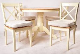 ROCHE BOBOIS - CONTEMPORARY CIRCULAR DINING TABLE & CHAIRS