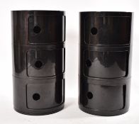 PAIR OF KARTELL COMPONIBILI STYLE CABINETS / BEDSIDES