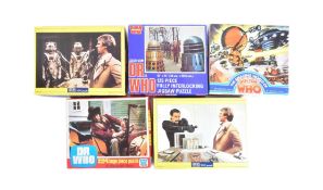 DOCTOR WHO - COLLECTION OF VINTAGE JIGSAW PUZZLES