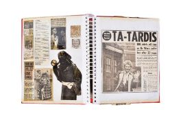 DOCTOR WHO - ALBUM OF VINTAGE CUTTINGS & ADVERTISEMENTS